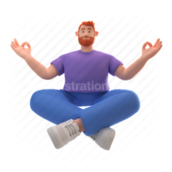 man, male, boy, meditation, meditating, meditate, zen